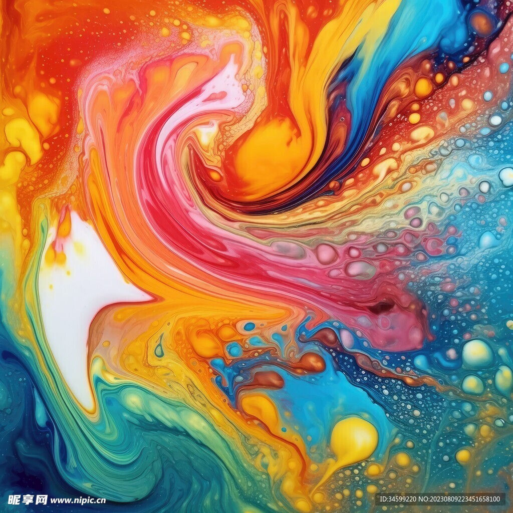 流體框畫 
