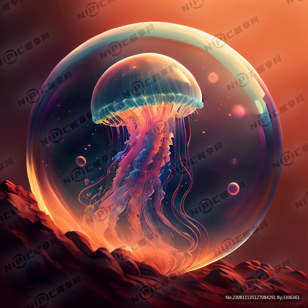 水母撞火星 泡泡 夢(mèng)幻 科幻