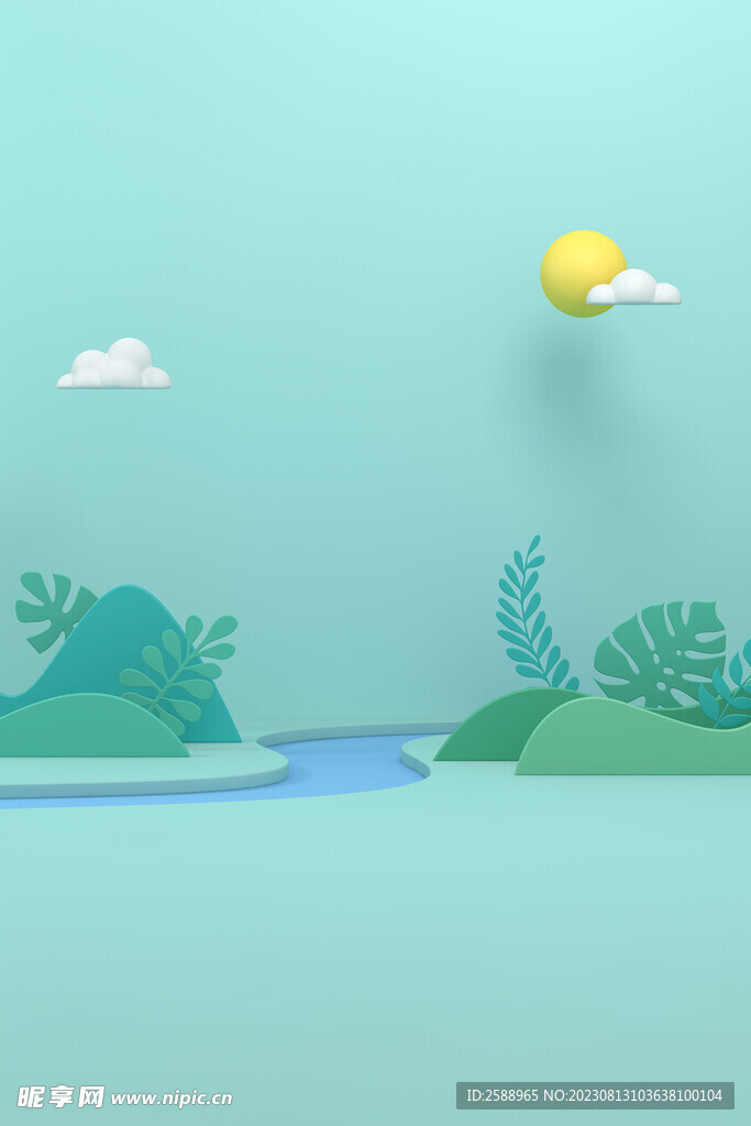 c4d草地