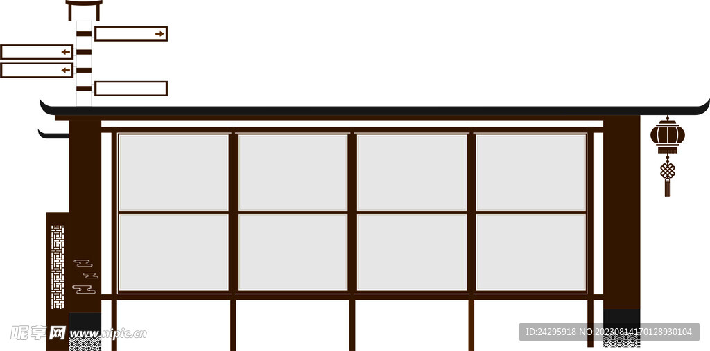 中式宣傳欄 