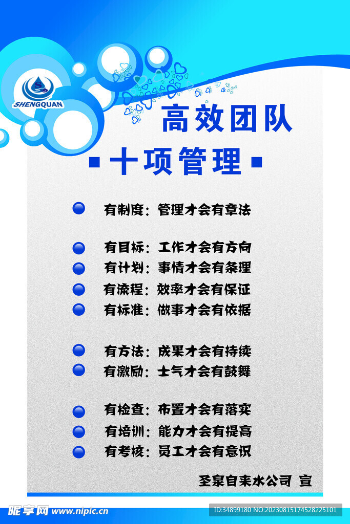 高效團隊十項管理
