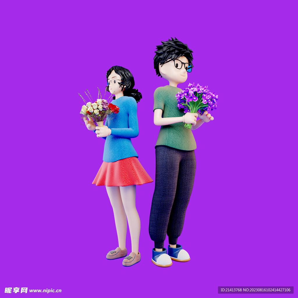 3D愛情男女