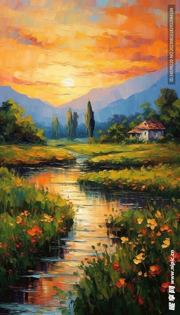風(fēng)景油畫 