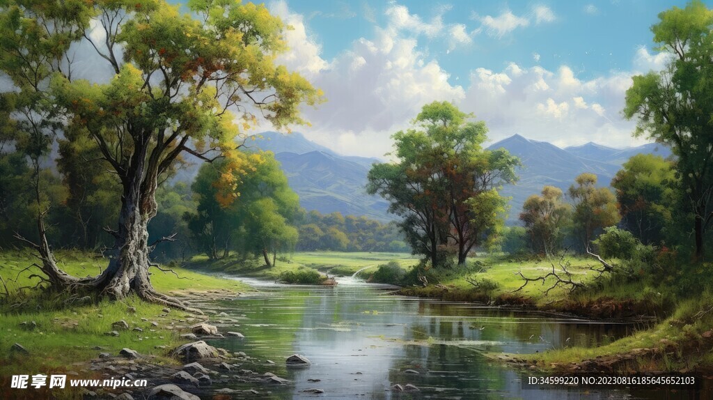 油畫風景畫 