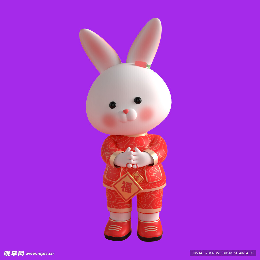 3d動(dòng)漫兔子 