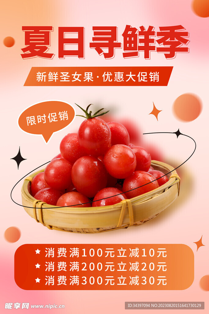 圣女果海報(bào)