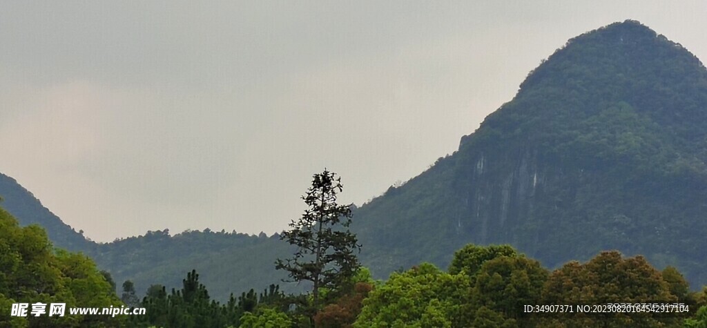 天空山景背景圖