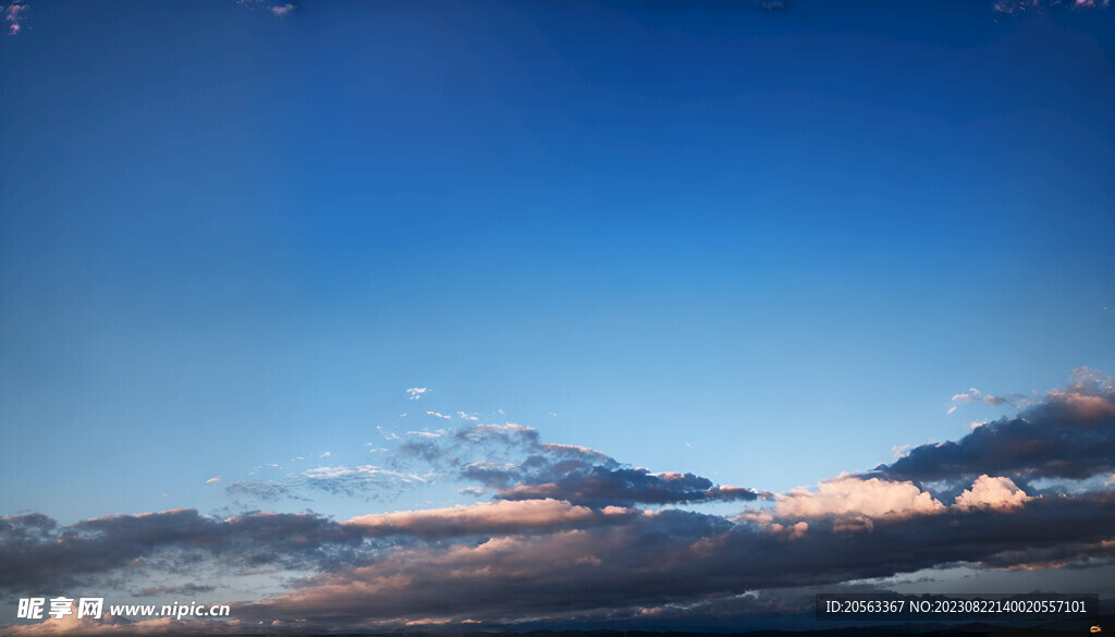 蓝天白云天空风景