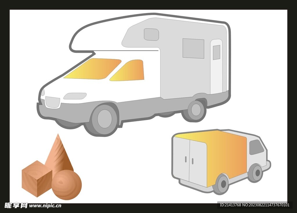 手繪動畫汽車