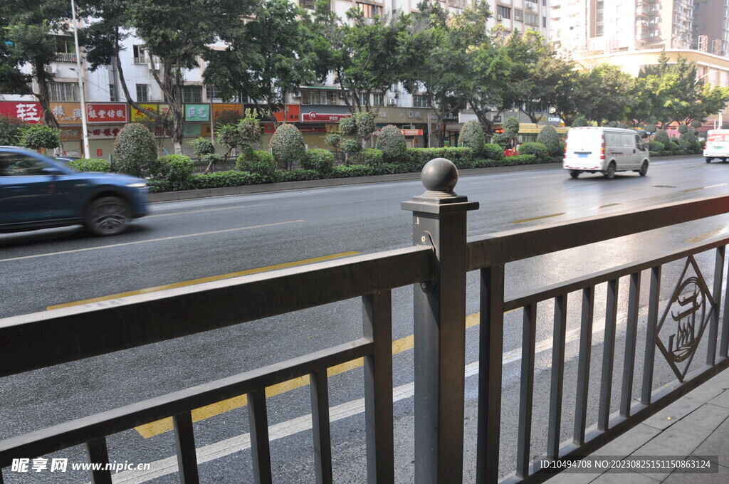 广州城区黑色方管护栏