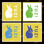 兔子图标logo