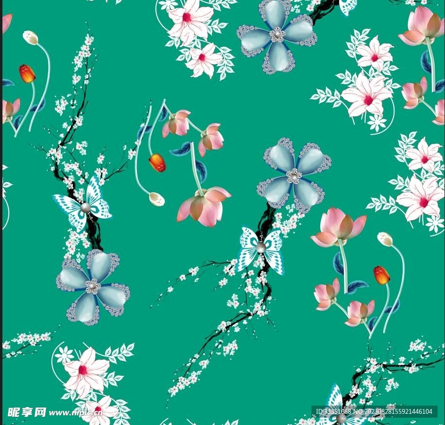 復(fù)古花