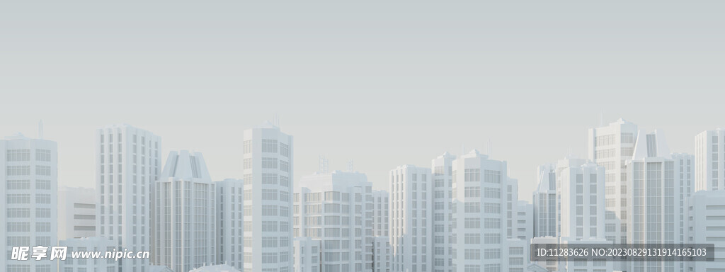 城市建筑模型