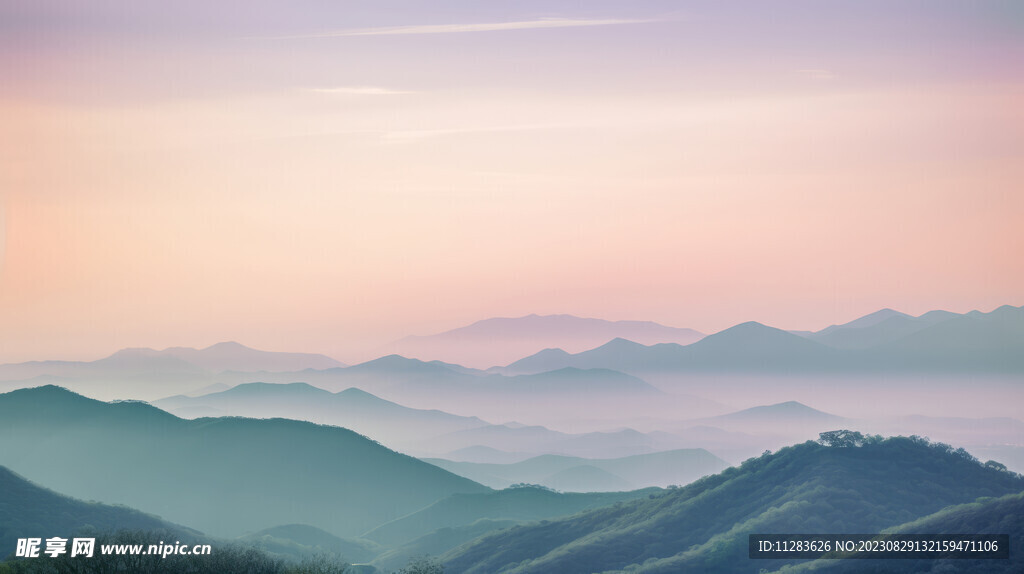 山水背景