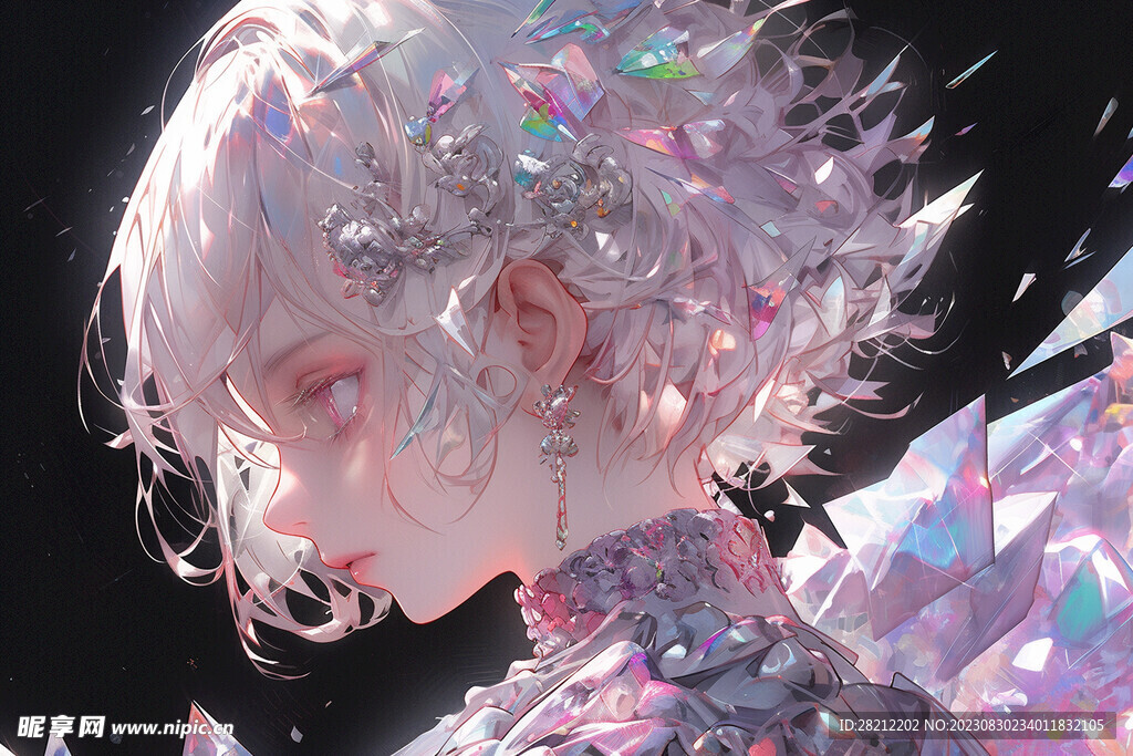 水晶人插畫壁紙