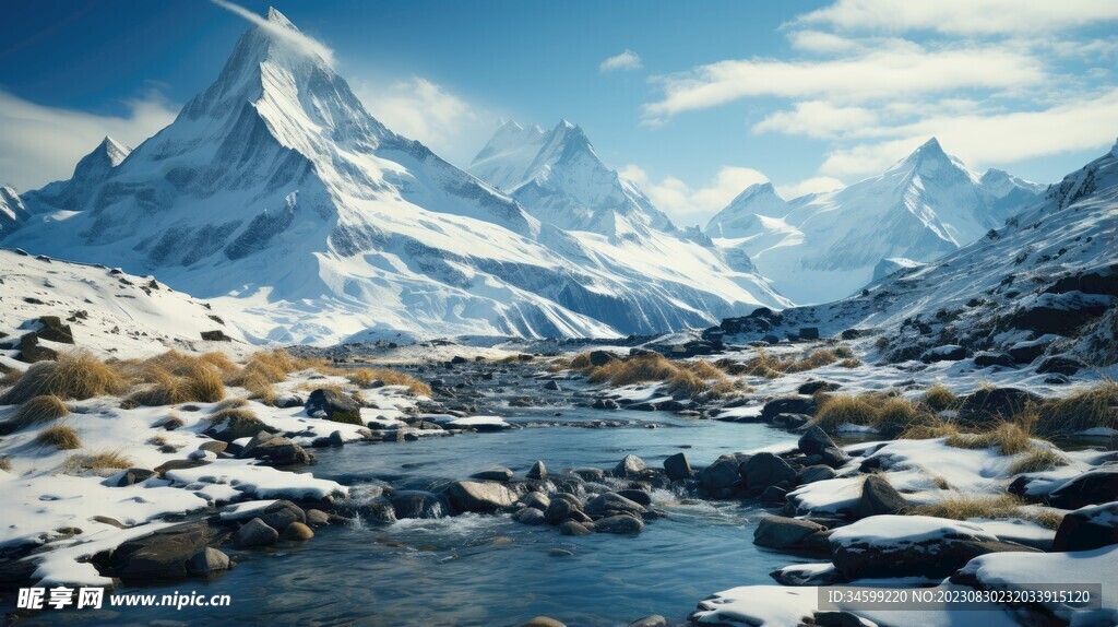 雪山 