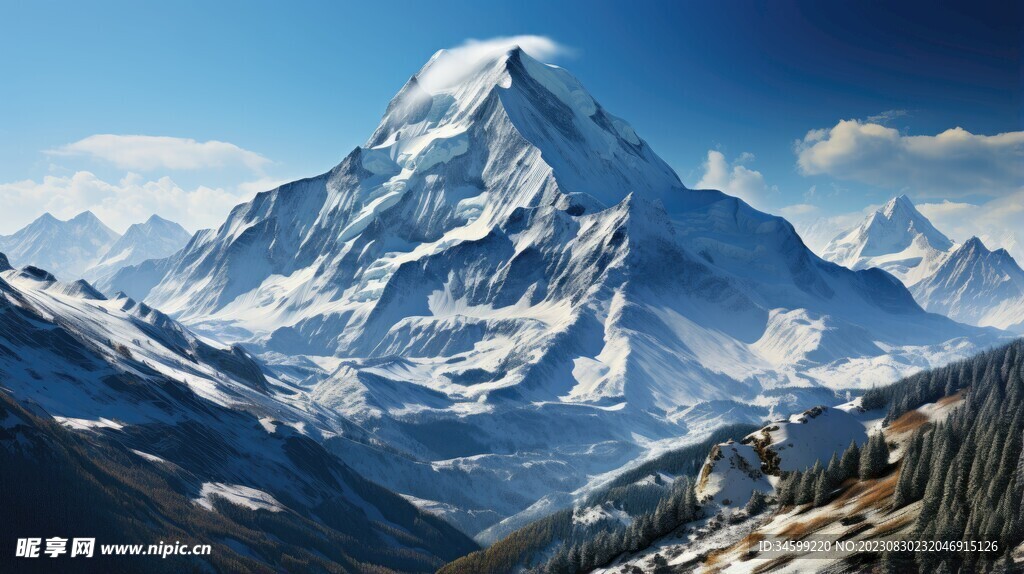 雪山 