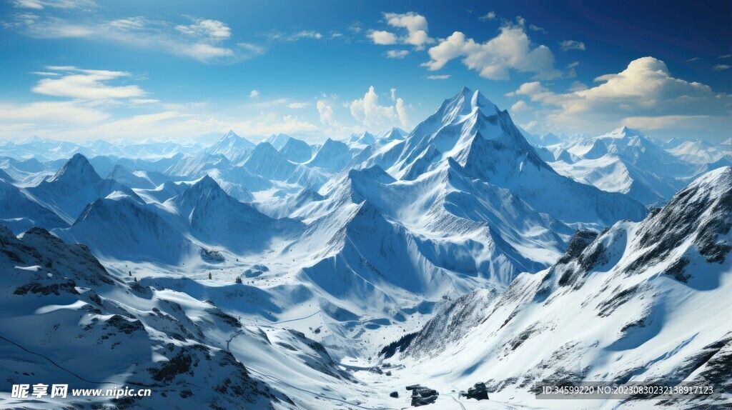 雪山 