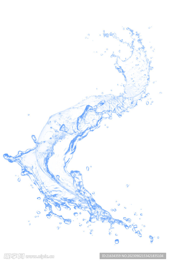 水花浪花透明背景素材