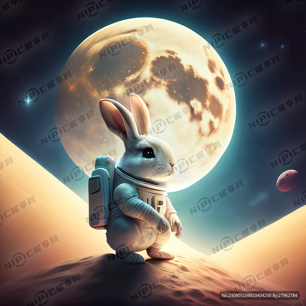 中秋 兔子 航天 宇宙 故事感