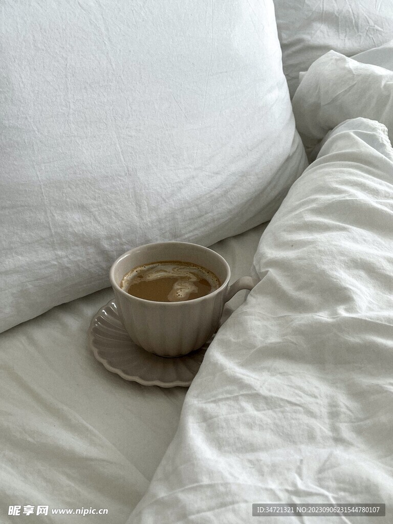 慵懶的咖啡