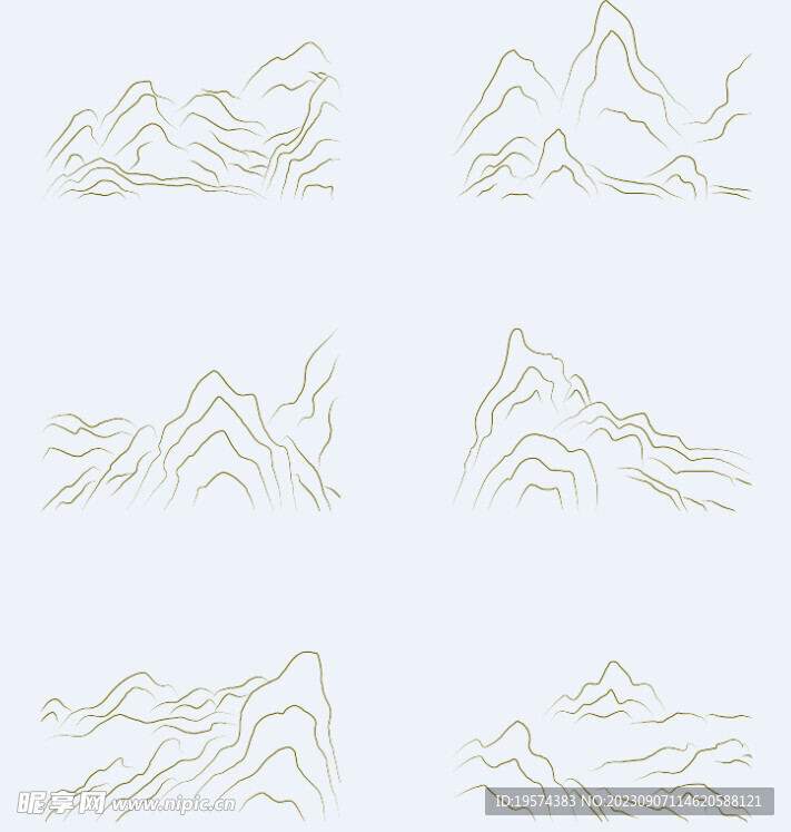 中式山水 