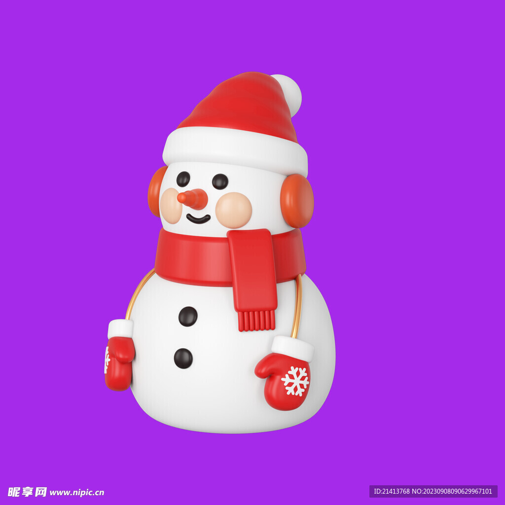 手繪雪人素材 