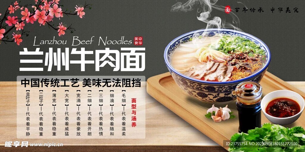 兰州牛肉面（卡布灯箱）