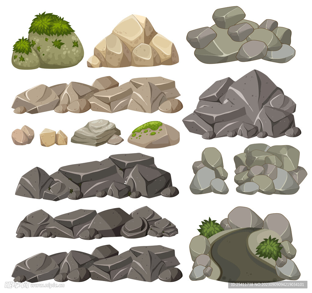 石頭矢量