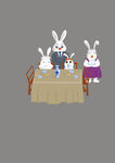 兔兔吃早饭