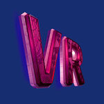 虚拟现实 vr 3d 立体字