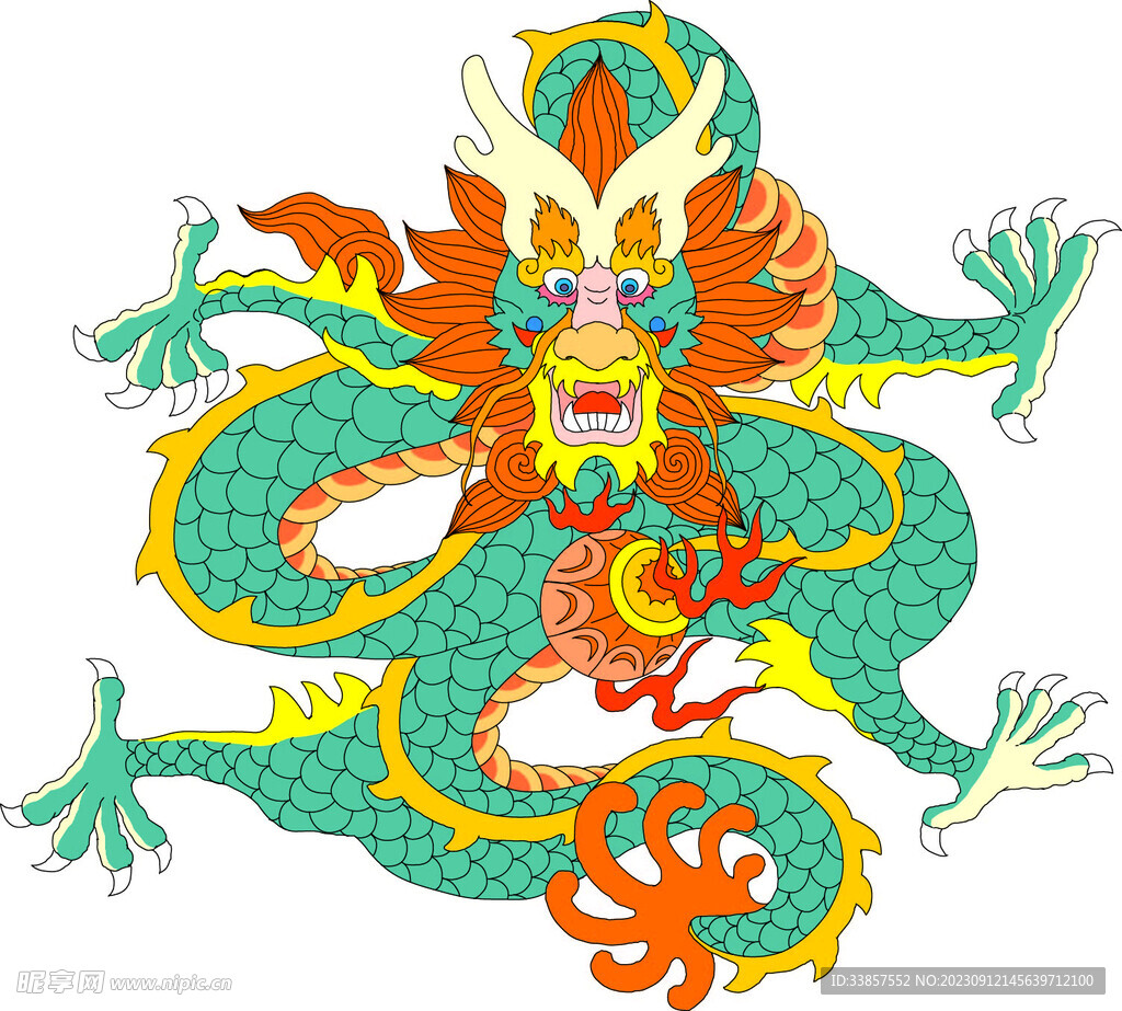 龍紋圖案           