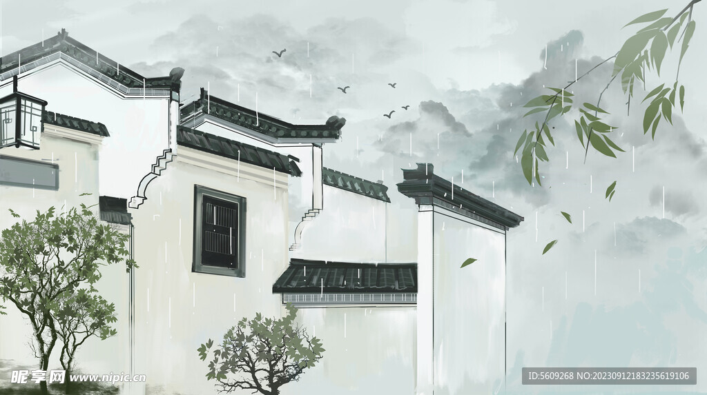 中國風(fēng)水墨畫