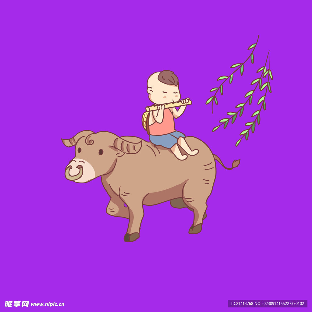 牧童清明素材 