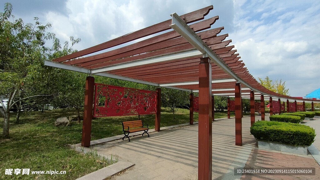 連云港公園紅色走廊