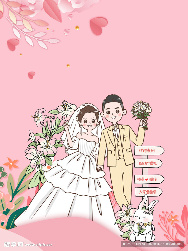 結(jié)婚展板