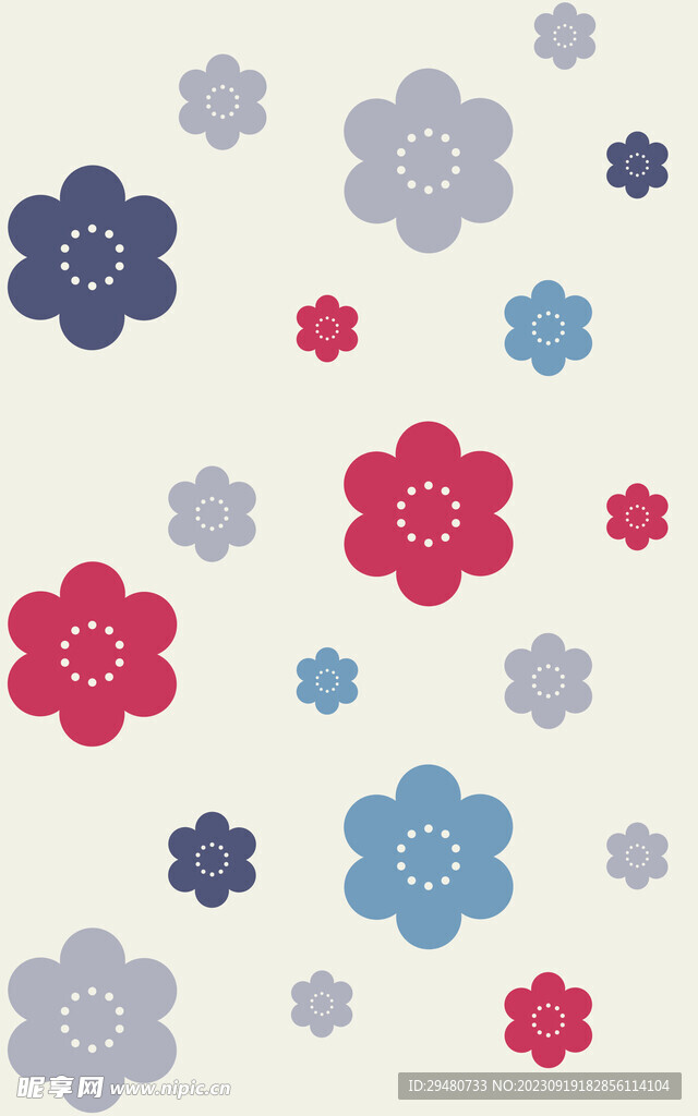 紅藍(lán)小花