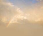唯美天空云层彩虹叠层背景纹理