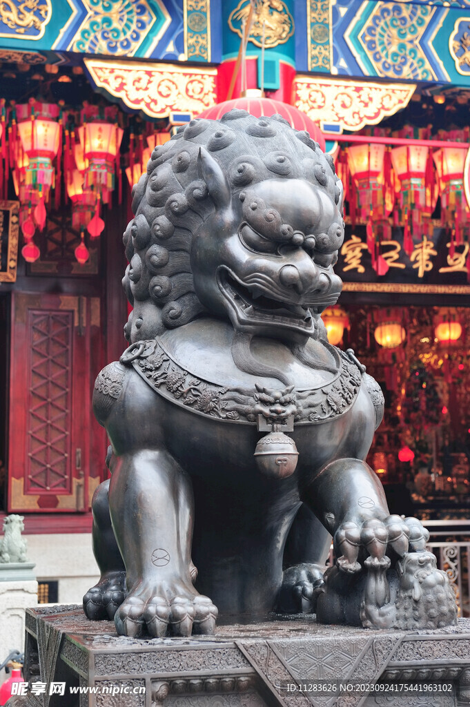 中国风石狮