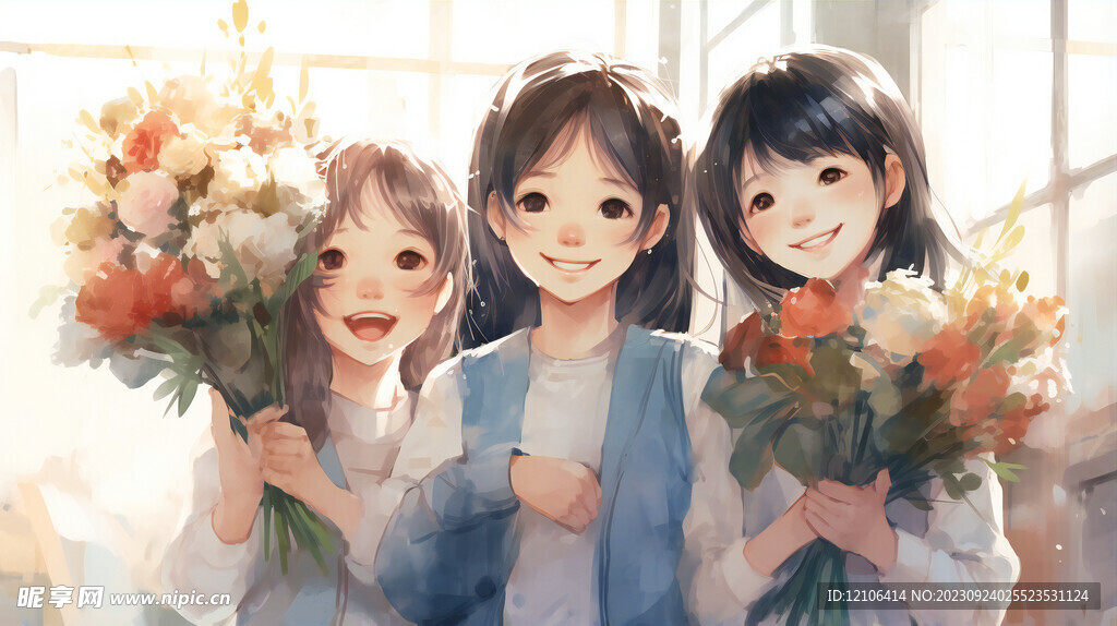 手繪女孩