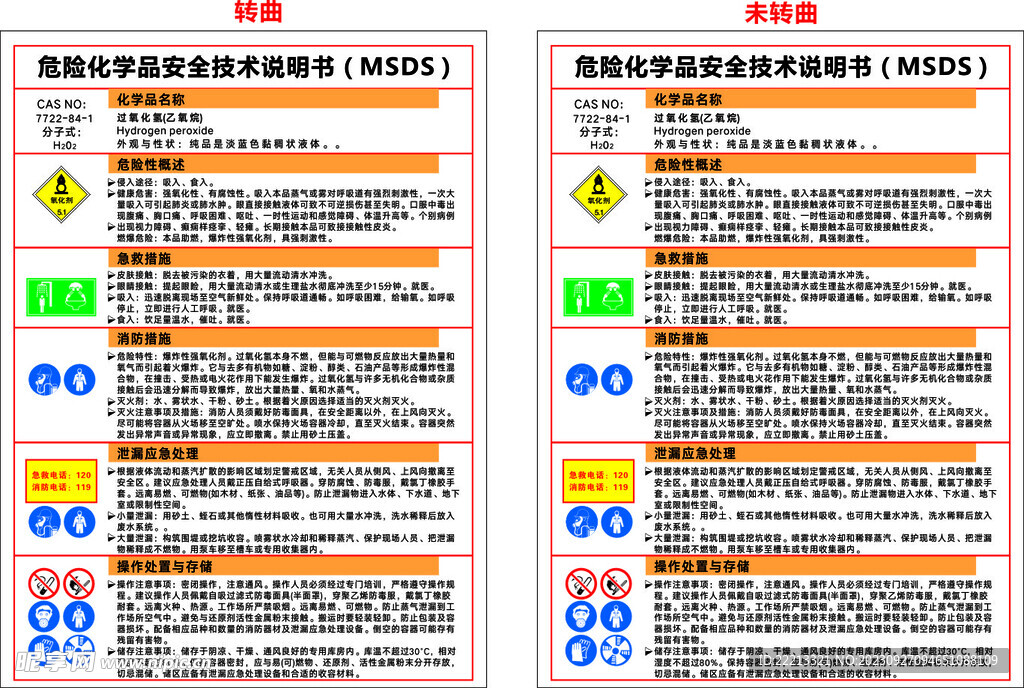 过氧化氢  MSDS 安全技术