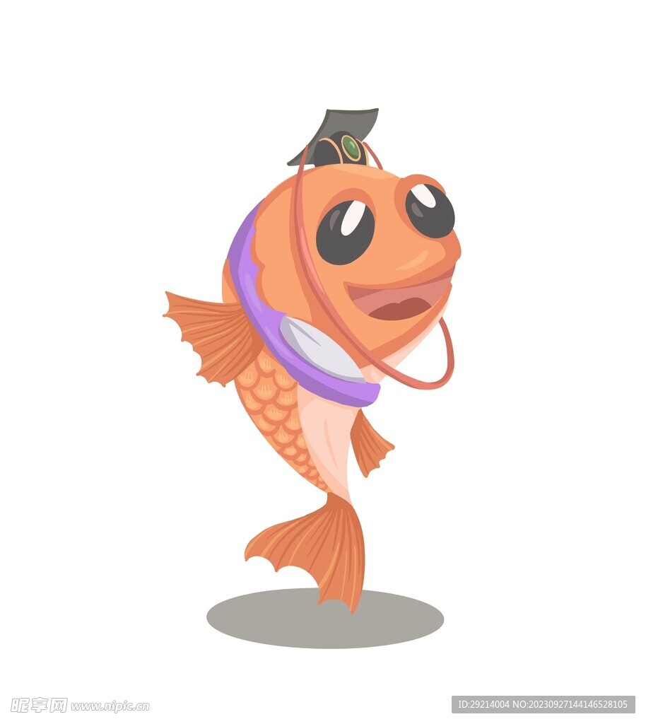 國潮鯉魚元素