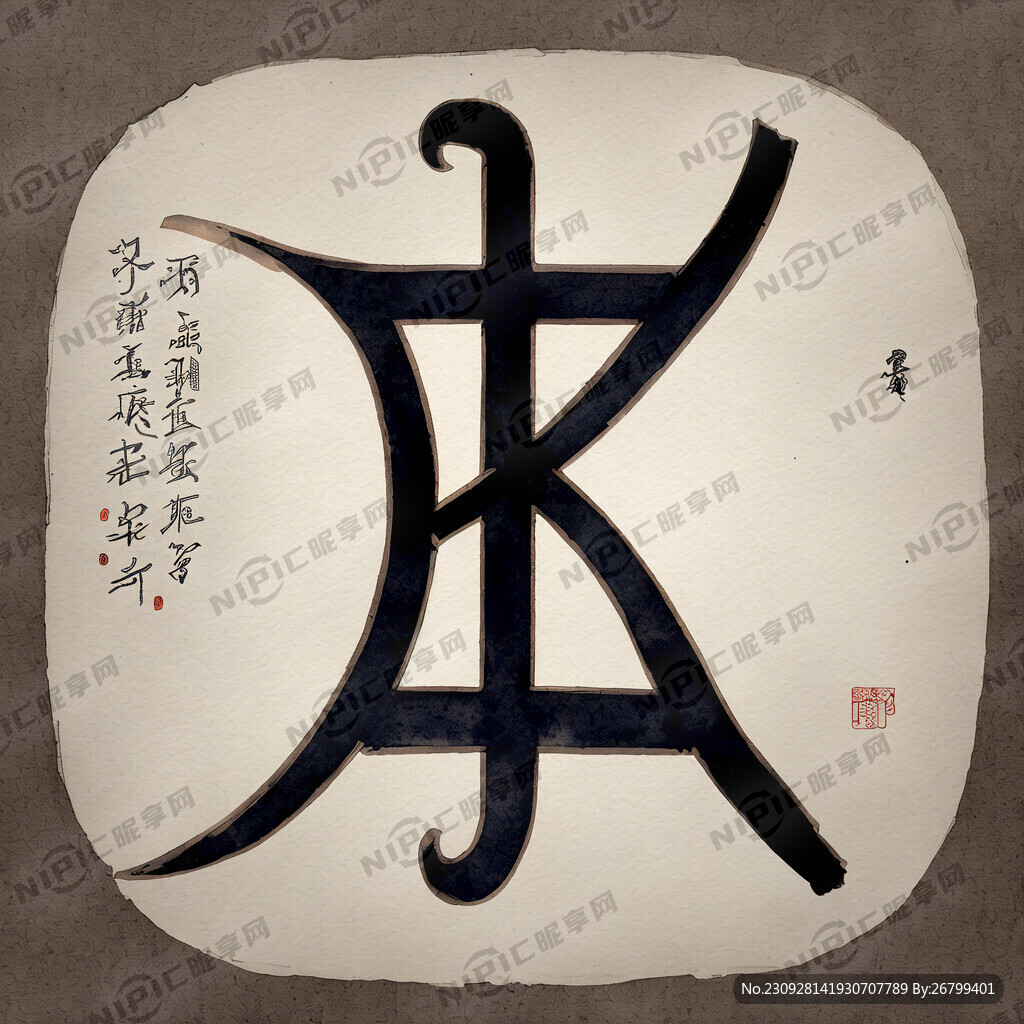 鋒刃二字的字體設計