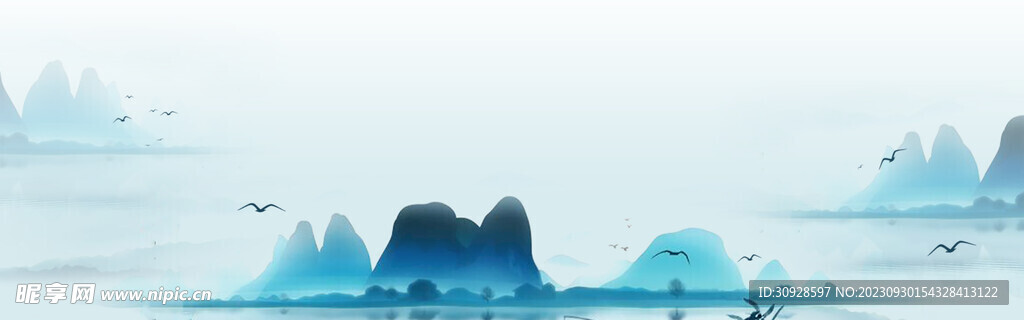 古典水墨背景