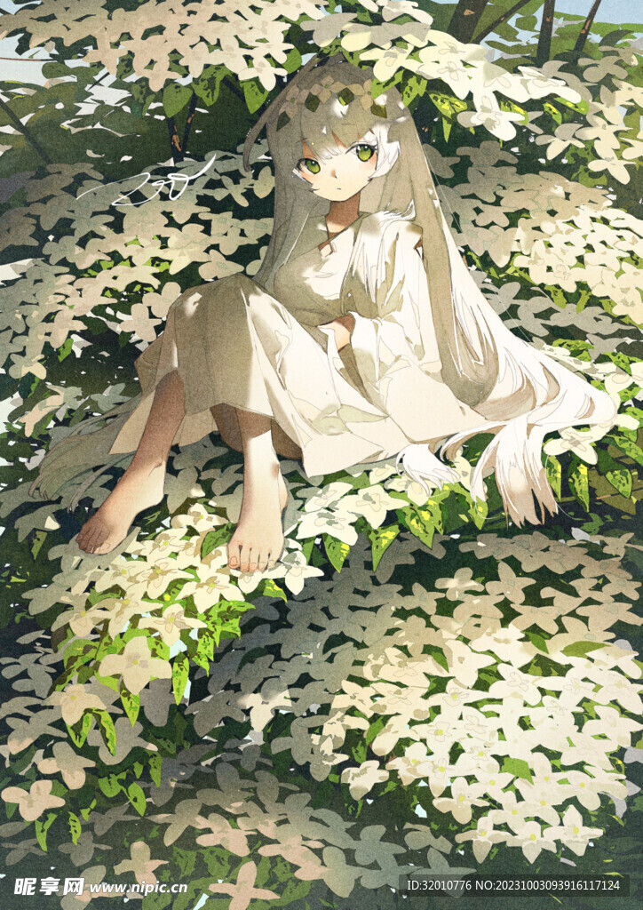 白色美女 