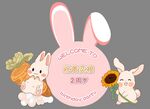 粉色兔子宝宝宴