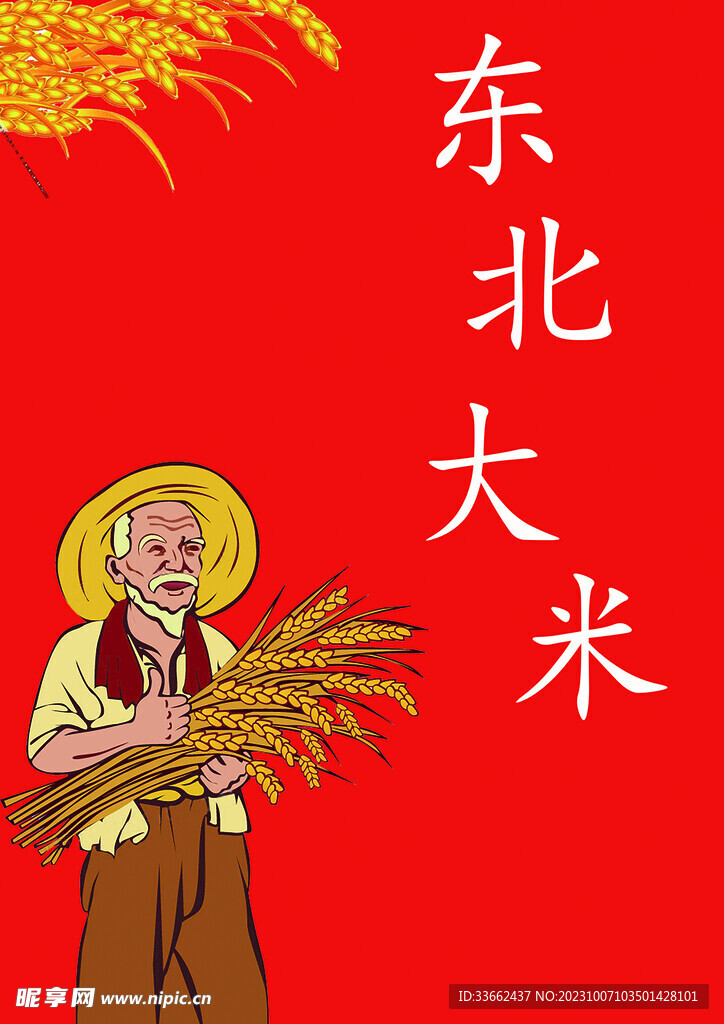 大米包裝正面