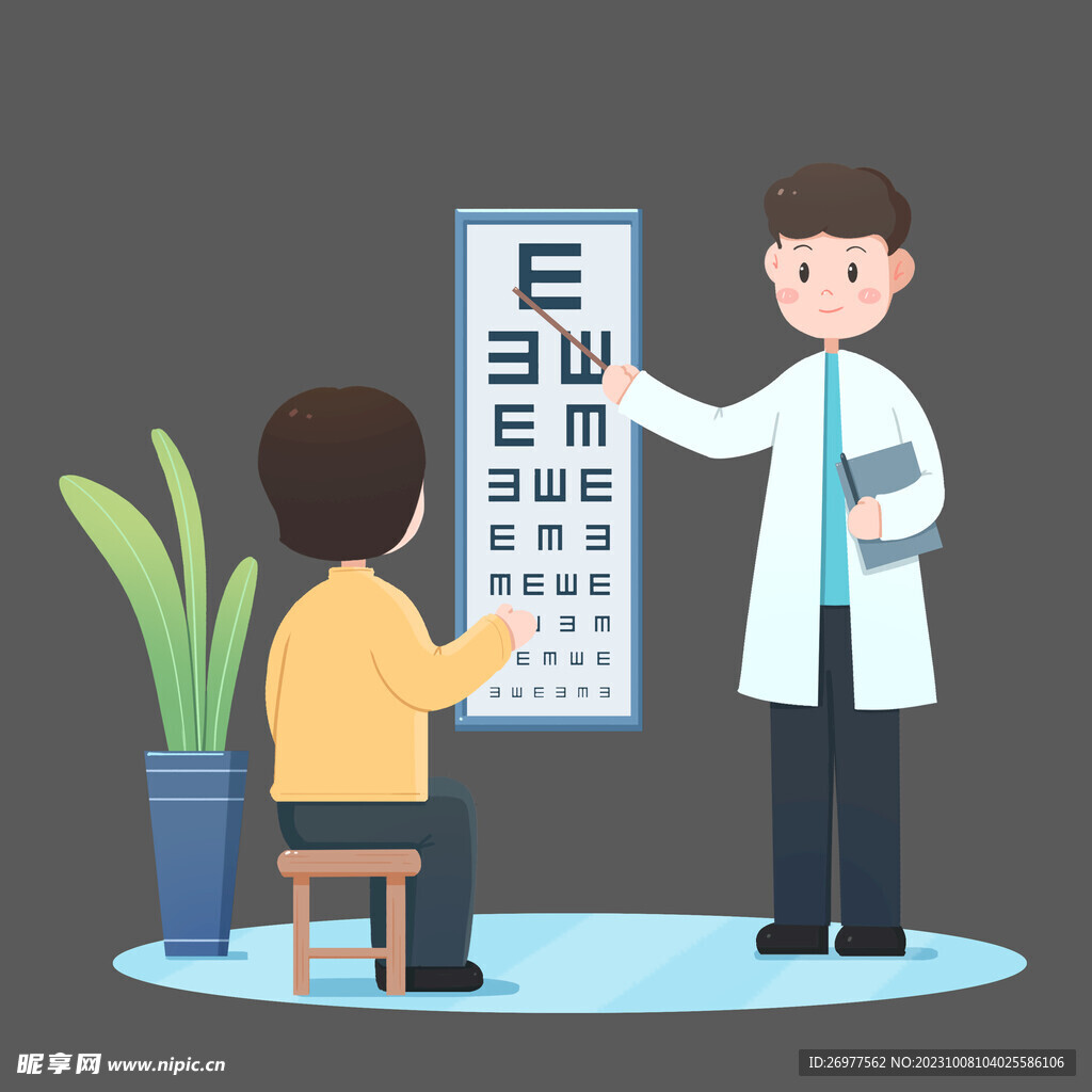  醫生測視力 