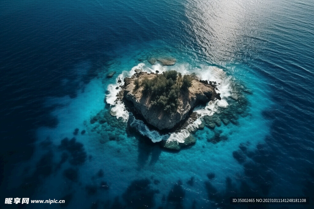 海中島