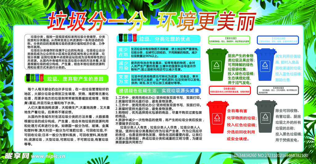 垃圾分類    環(huán)境更美麗